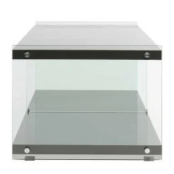 Wohnen 120cm TV Board in Hochglanz Grau - Verez