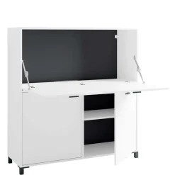 Wohnen Esszimmerschränke|Highboards*Computer Schrank in Weiß - Darpanos