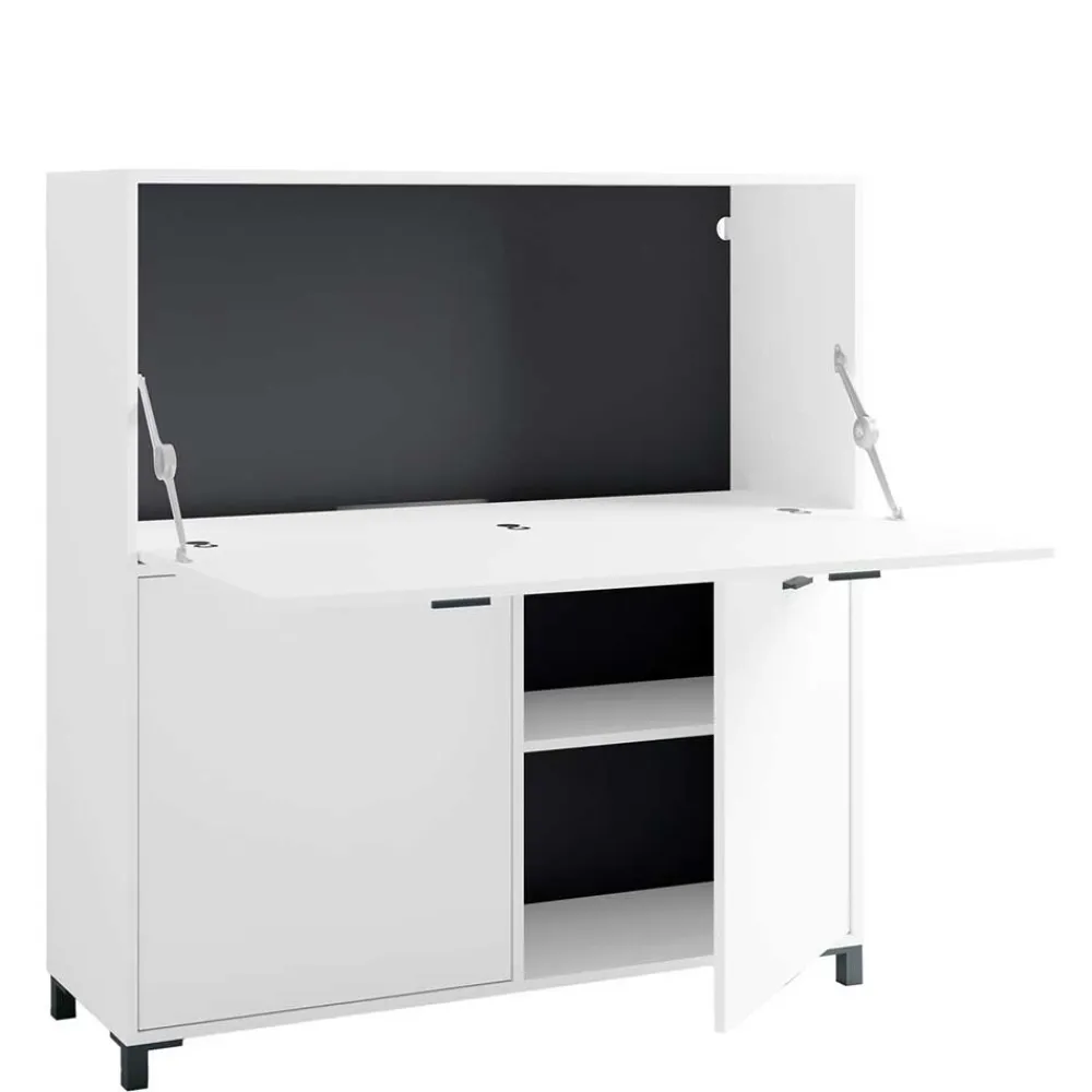 Wohnen Esszimmerschränke|Highboards*Computer Schrank in Weiß - Darpanos