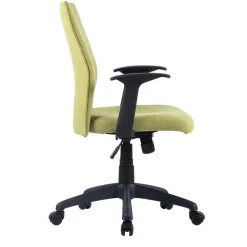 Wohnen Bürostühle*Computerstuhl in Gelbgrün Stoff - Binal