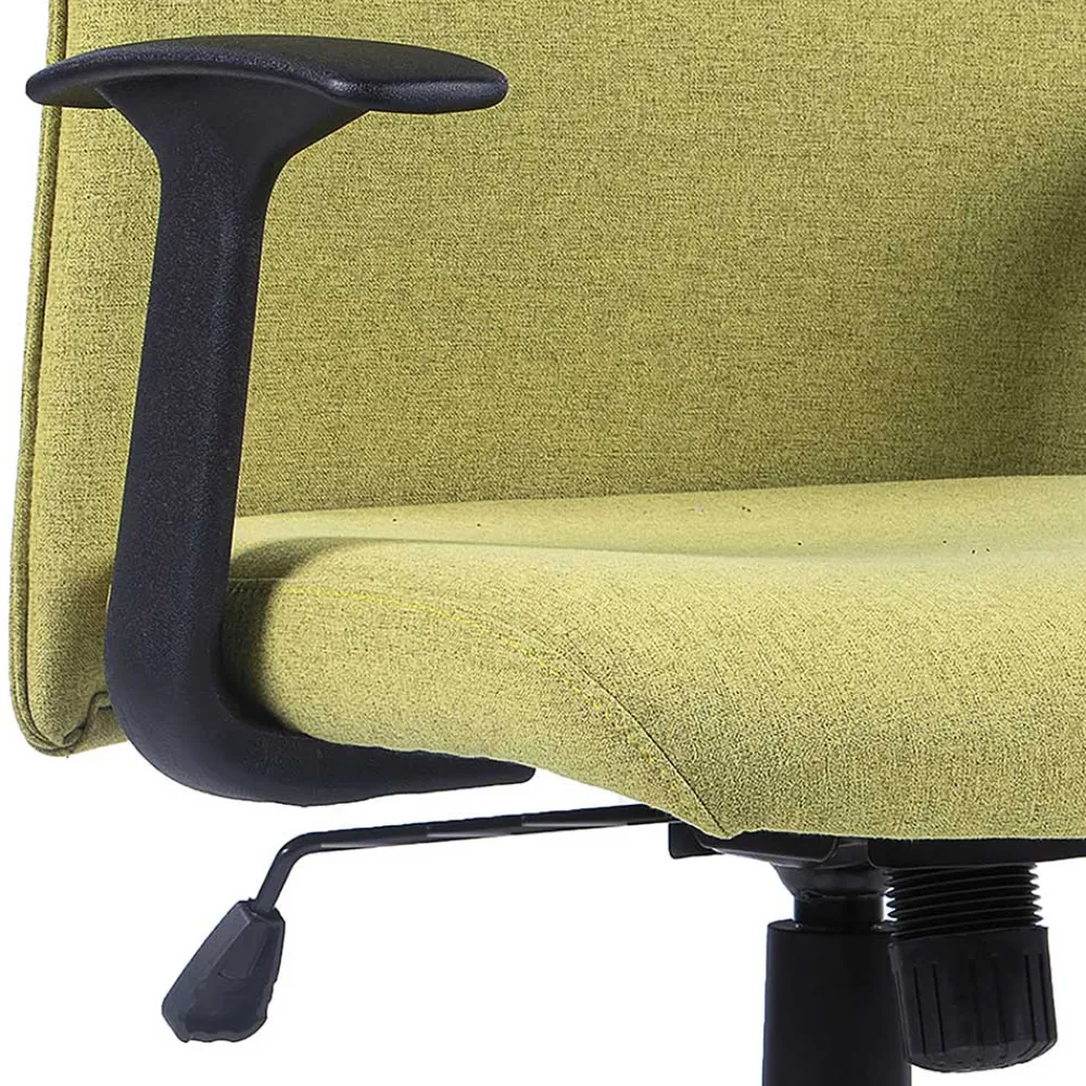 Wohnen Bürostühle*Computerstuhl in Gelbgrün Stoff - Binal