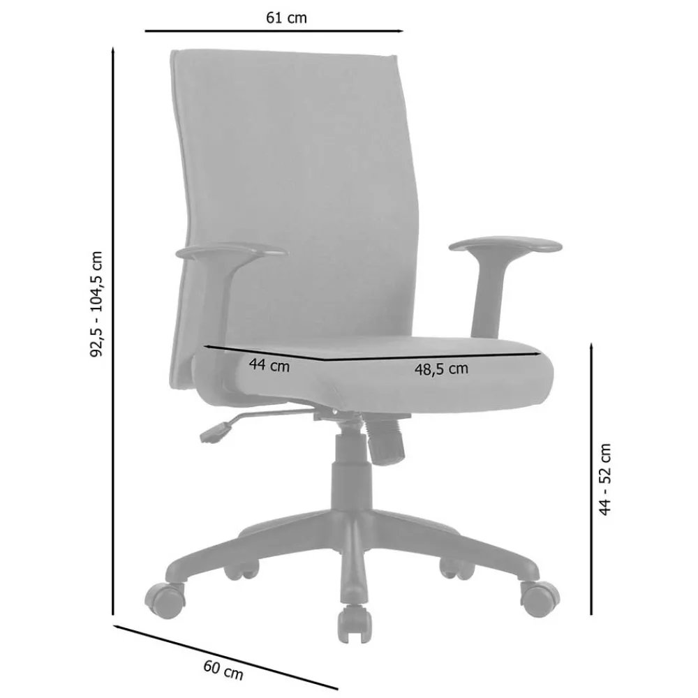 Wohnen Bürostühle*Computerstuhl in Gelbgrün Stoff - Binal