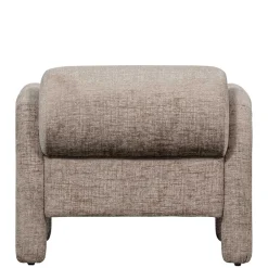 Wohnen Cooler Designer Sessel in Beige Samt - Sestron