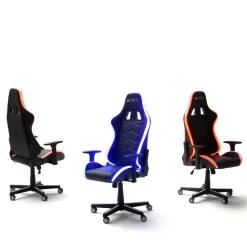 Wohnen Bürostühle*Cooler Gamer PC Stuhl mit LED Beleuchtung - Ricona