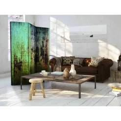 Wohnen Cooler Raumteiler im Shabby Rost Design - Motonor