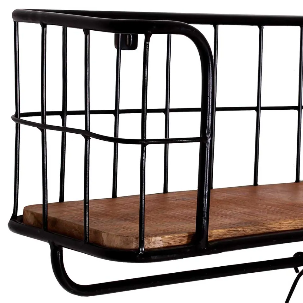 Wohnen Cooles Industrial Style Regal aus Recyclingholz - Galatea