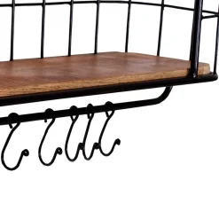 Wohnen Cooles Industrial Style Regal aus Recyclingholz - Galatea