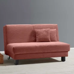 Wohnen Schlafsofas*Cord Faltsofa in Rot 145x85x100 - Jannik