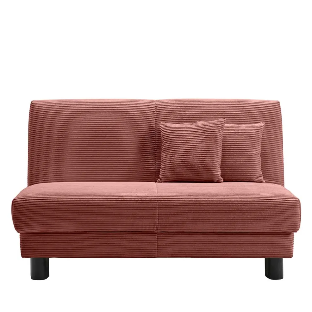 Wohnen Schlafsofas*Cord Faltsofa in Rot 145x85x100 - Jannik