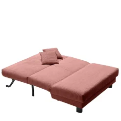 Wohnen Schlafsofas*Cord Faltsofa in Rot 145x85x100 - Jannik