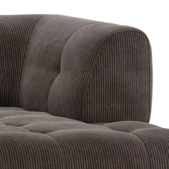 Wohnen Sofas|Sofa*Cord Modulsofa Eckteil in Graubraun - Vita