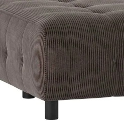 Wohnen Sofas|Sofa*Cord Modulsofa Eckteil in Graubraun - Vita