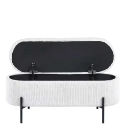 Wohnen Küchenbänke|Esszimmerbänke*Cord Polsterbank mit Stauraum Truhe - Donostia