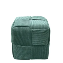 Wohnen Sessel & Hocker*Cord Pouf in Dunkelgrün - Glory
