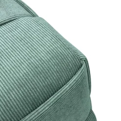 Wohnen Sessel & Hocker*Cord Pouf in Dunkelgrün - Glory