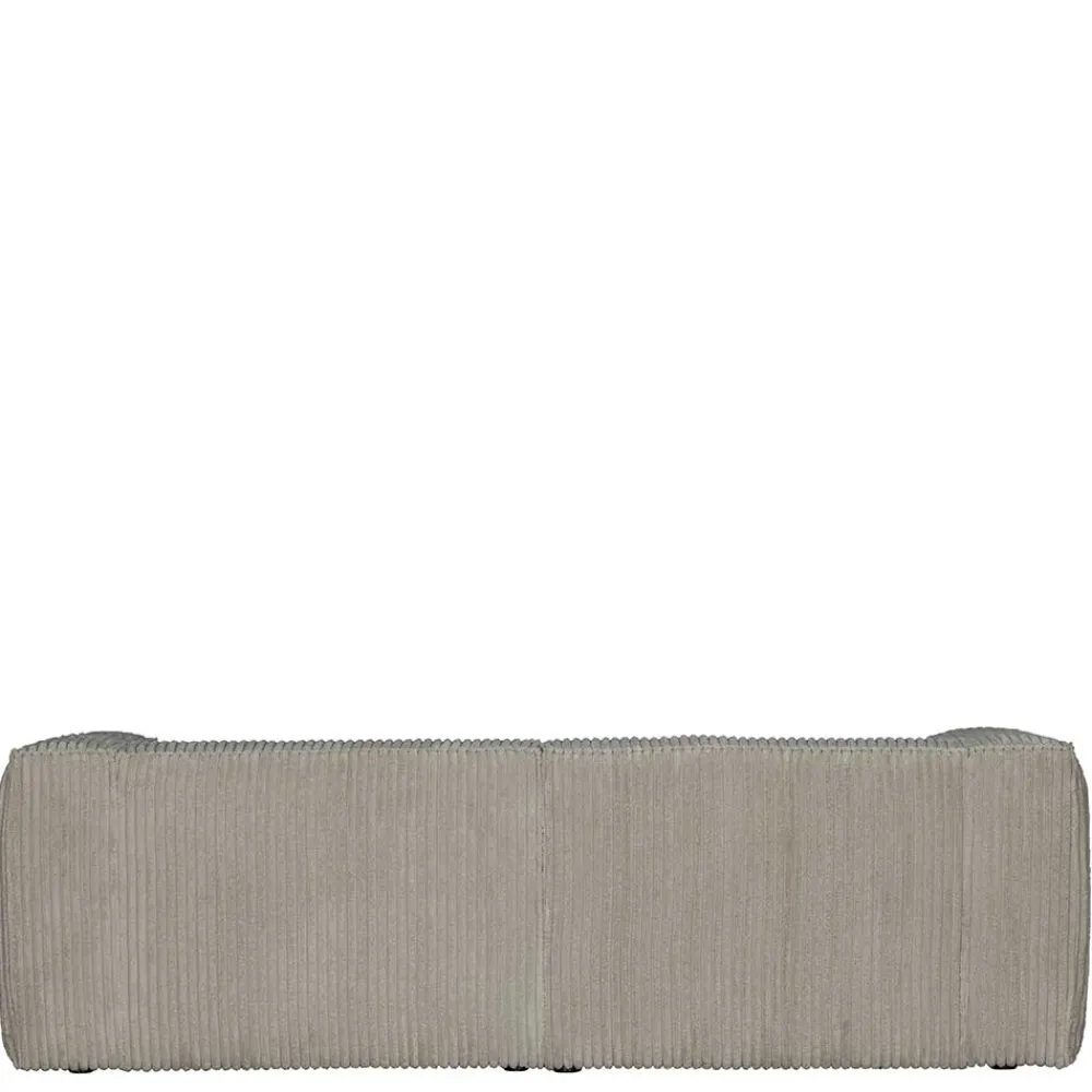 Wohnen Cord Wohnzimmercouch in Beigegrau - Jamiesa