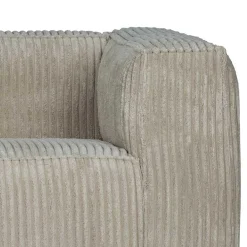 Wohnen Cord Wohnzimmercouch in Beigegrau - Jamiesa