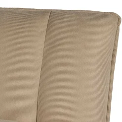 Wohnen Retro Möbel|Sessel & Hocker*Cord Wohnzimmerstuhl in Beige - Velsamos