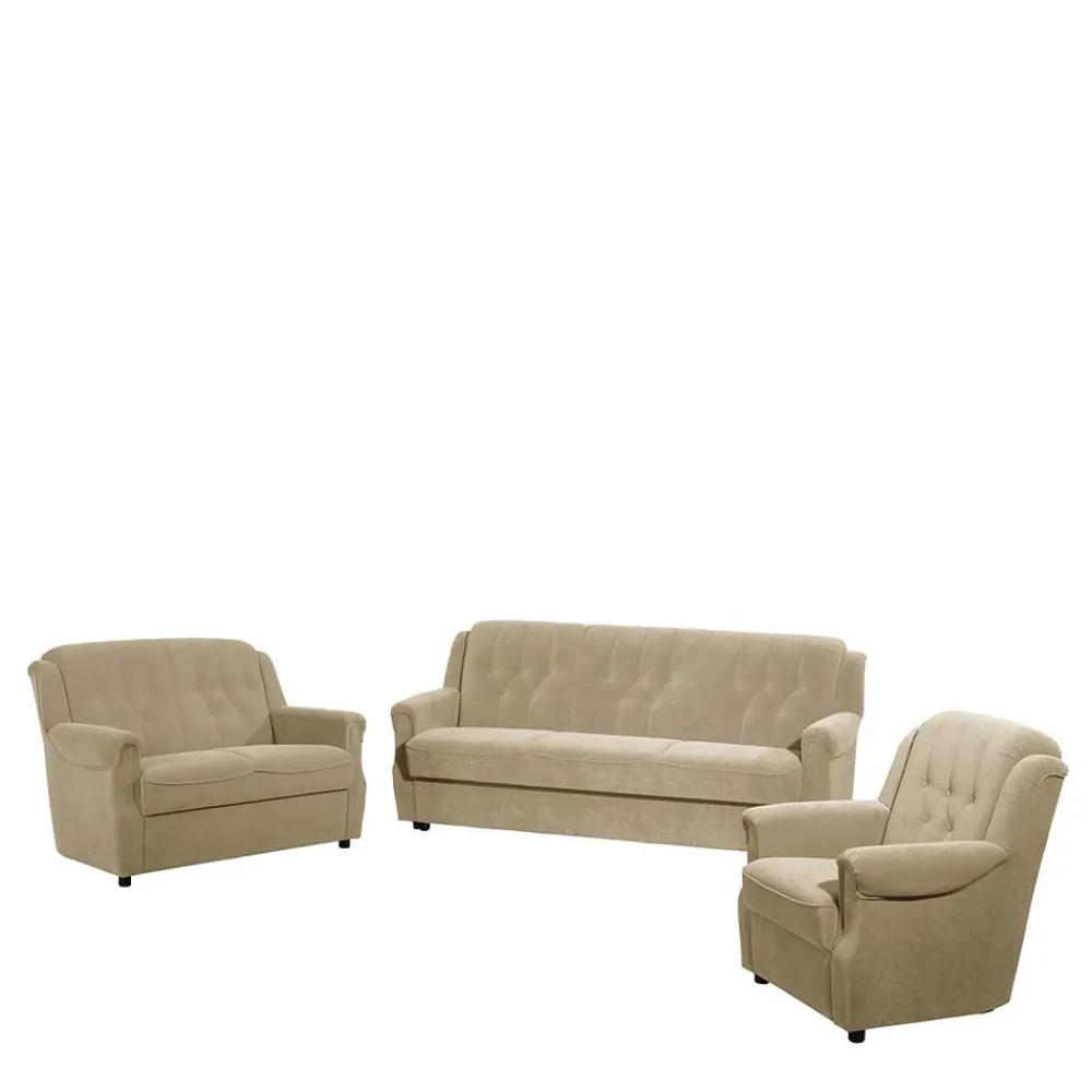 Wohnen Tische|Küchen-Essgruppen*Couch Garnitur im klassischen Stil - Mabu (dreiteilig)