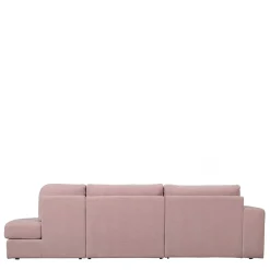 Wohnen Couch mit Armlehne links in Rosa - Draschna