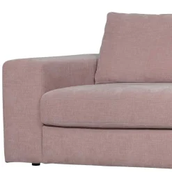 Wohnen Couch mit Armlehne links in Rosa - Draschna