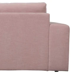 Wohnen Couch mit Armlehne links in Rosa - Draschna