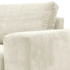 Wohnen Skandinavische Möbel|Sofas*Couchecke in Cremeweiß Cordbezug - Zubella