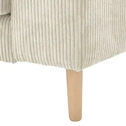 Wohnen Skandinavische Möbel|Sofas*Couchecke in Cremeweiß Cordbezug - Zubella