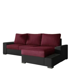 Wohnen Schlafsofas*Couchecke in Magenta und Schwarz - And