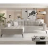 Wohnen Sofas|Sofa*Couchecke mit Schlaffunktion in Beige - Celorma