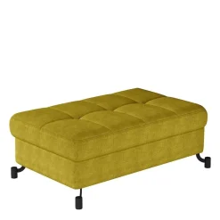 Wohnen Couchhocker in Currygelb Stoffbezug - Tobrina