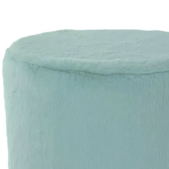 Wohnen Sessel & Hocker|Barhocker*Couchhocker in Hellblau mit Silber - Lightning