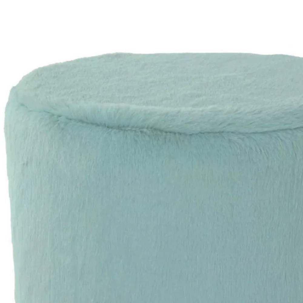 Wohnen Sessel & Hocker|Barhocker*Couchhocker in Hellblau mit Silber - Lightning