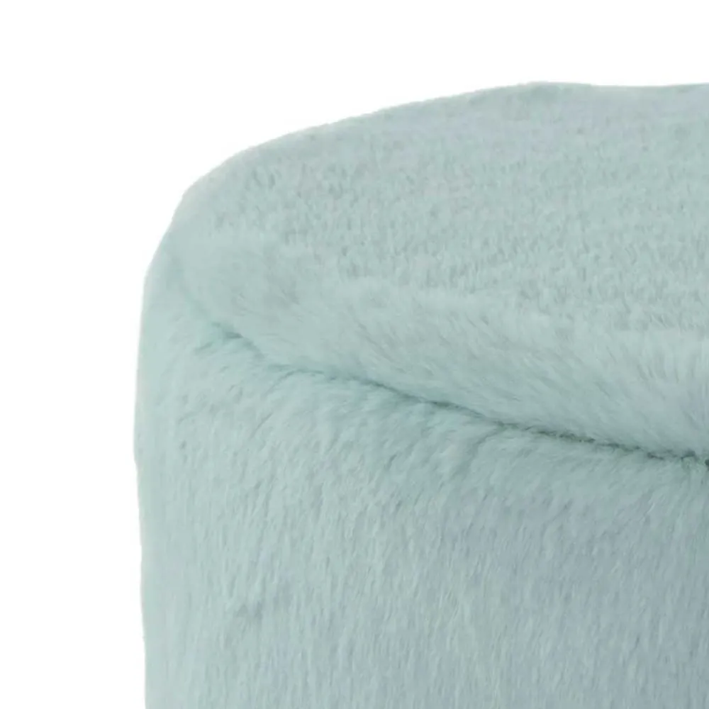 Wohnen Sessel & Hocker|Barhocker*Couchhocker in Hellblau mit Silber - Lightning