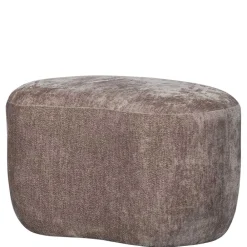 Wohnen Couchhocker in Taupe Chenille - Fridelia