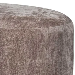 Wohnen Couchhocker in Taupe Chenille - Fridelia