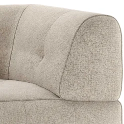 Wohnen Sofas|Sofa*Couchmodul Ecke in Hellgrau meliert - Curtici