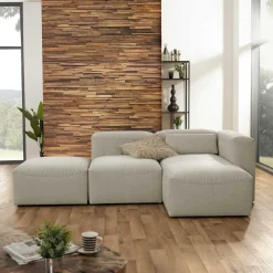 Wohnen Couchmodule Kombi in Cremeweiß - Tembreno (dreiteilig)