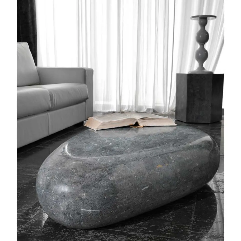 Wohnen Graue Möbel|Designermöbel*Couchtisch Gionna ohne Ecken und Kanten