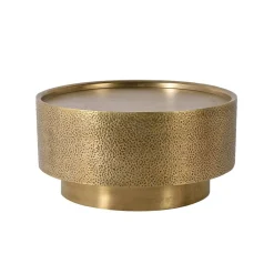 Wohnen Couchtisch in Gold und Bronze - Beaven