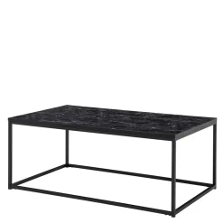 Wohnen Schwarze Möbel|Couchtisch*Couchtisch mit Bügelgestell in modernem Design - Lorenzina