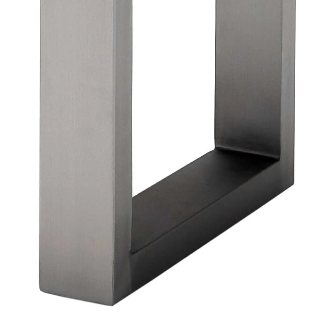 Wohnen Graue Möbel|Naturholzmöbel*Couchtisch mit Naturkanten Holzplatte in Grau - Kassanda