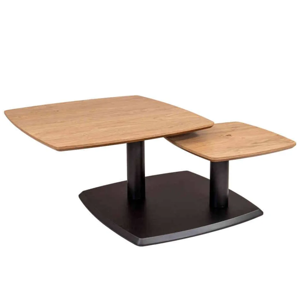 Wohnen Couchtisch mit zwei Platten verdrehbar - Mesues