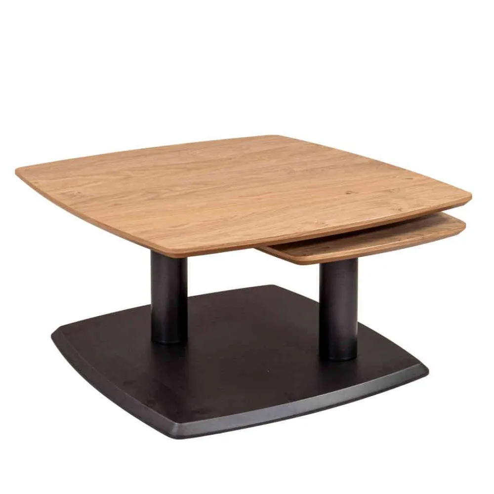 Wohnen Couchtisch mit zwei Platten verdrehbar - Mesues