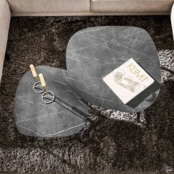 Wohnen Retro Möbel|Couchtisch*Couchtisch Paar im Retrostil - Simonas (zweiteilig)