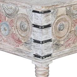 Wohnen Designermöbel|Holztruhen*Couchtisch Truhe in White Wash - Pescara