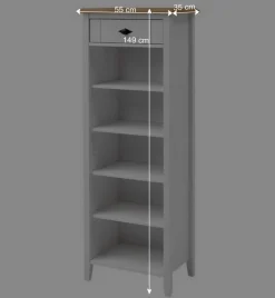 Wohnen Badregale*Country Badezimmer Regal aus Kiefer Massivholz - Sibiuta