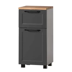 Wohnen Badezimmer Komplett*Country Chic Waschplatz und Unterschrank Set - Novelya (dreiteilig)