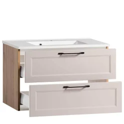 Wohnen Badezimmer Komplett*Country Style Badezimmermöbel Set - Trioto (vierteilig)