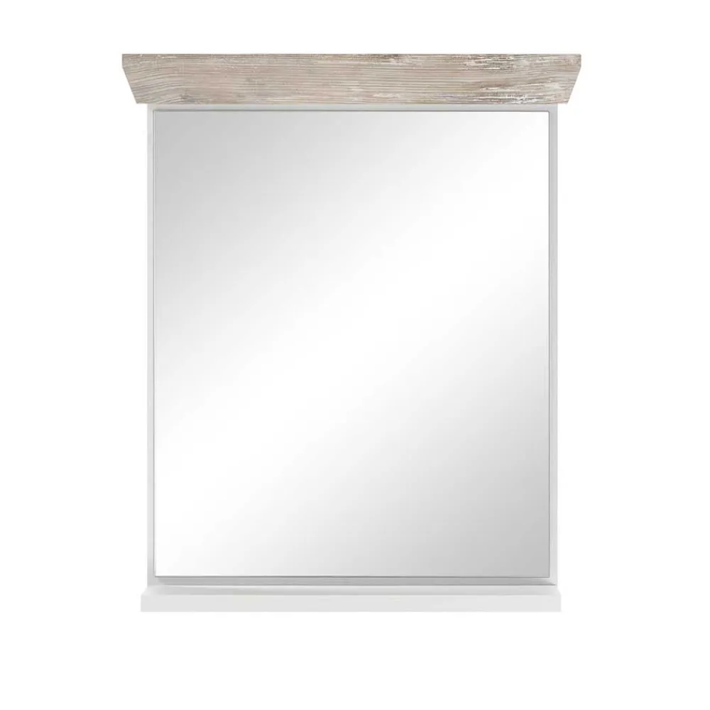 Wohnen Country Style Badspiegel mit Ablage - Doules